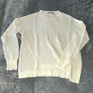 All Saints White Knit Sweater